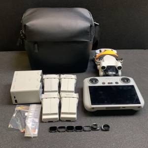 [觀塘實體店] 二手 DJI Mini3 Pro Fly More Combo (DJI RC) *共4電(2細2大)+大量濾...
