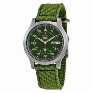 ( 秒閃價) Vintage Seiko Miltary Automatic Watch W/Green Nylon Strap