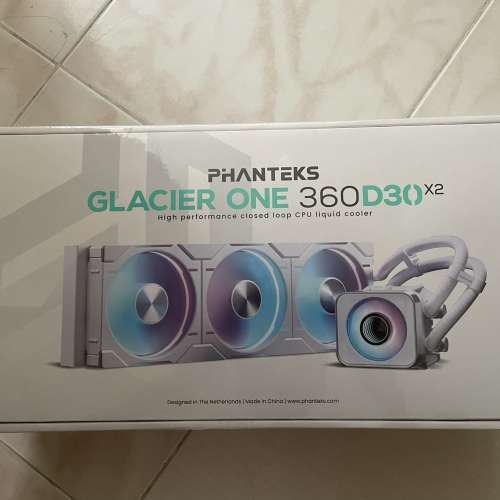 Phanteks GLACIER ONE 360D30 X2 水冷散熱器(黑色)