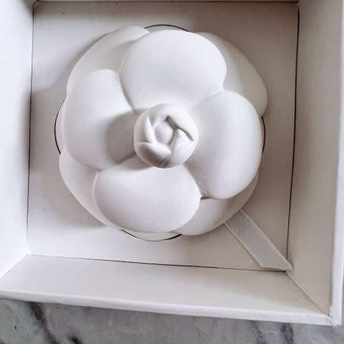 Chanel Ceramic Camellia Flower Perfume Stone