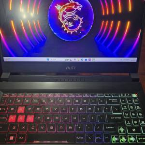 Msi katana 15 極強電競本 i7-12650h -16g内存-rtx4060 512硬碟 全能打機文書娛樂...