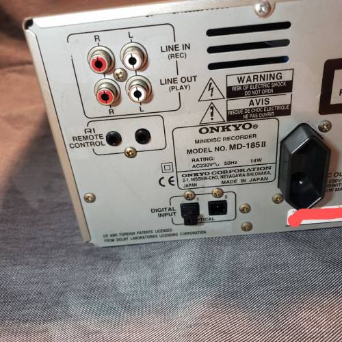 ONKYO 安橋MD機 MD一185