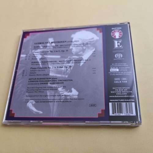 SACD 貝多芬第一及二號鋼琴協奏曲