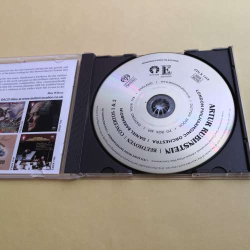 SACD 貝多芬第一及二號鋼琴協奏曲