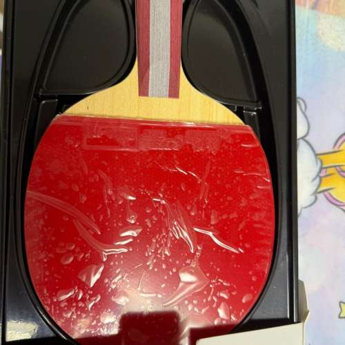 全新孫麗莎紅雙喜五星乒乓波板