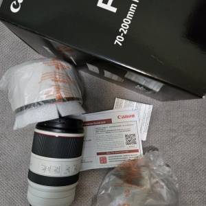 Canon rf 70-200 f 2.8 L is USM 貨保2027年如非用家請勿擾