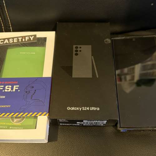 Samsung S24 Ultra 黑色 256G 行貨有保養