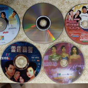 DVD 5 只（原裝港版）