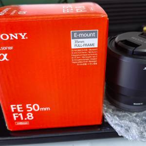 全新 SONY 50mm f1.8 FE 保養到2026年9月