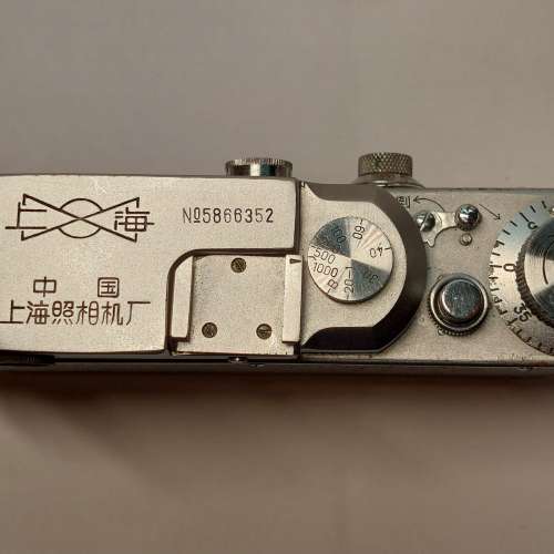 上海58-2旁軸相機連原裝鏡頭及皮套