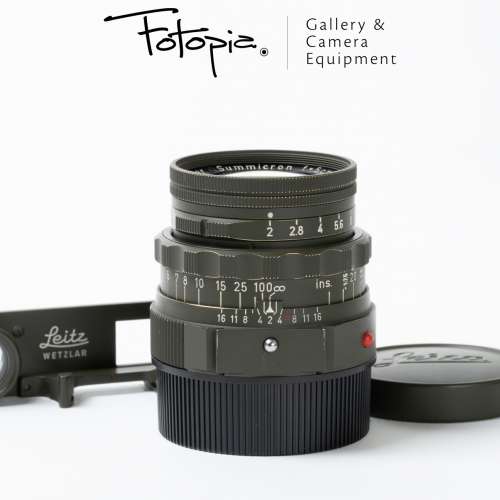 || Leica Summicron-M 50mm F2 - Kanto Repaint / v2 / Dual Range (olive paint) ||