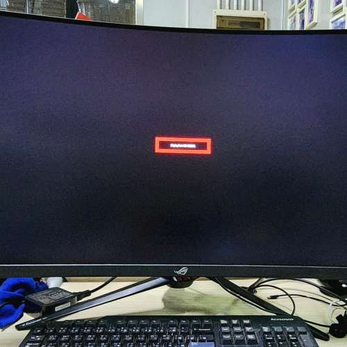新淨ASUS 華碩 ROG Strix XG32VC 曲面電競顯示器 底座LED燈唔著 其他正常 有包裝盒
