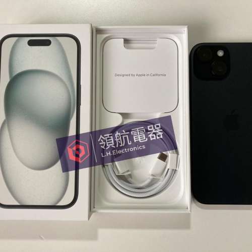 港行全新未激活 black iPhone 15 256gb 一年蘋果保養 what app 6497 6645