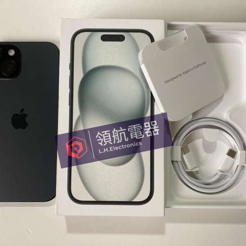 港行全新未激活 iPhone 15 128gb 一年蘋果保養 black what app 6497 6645