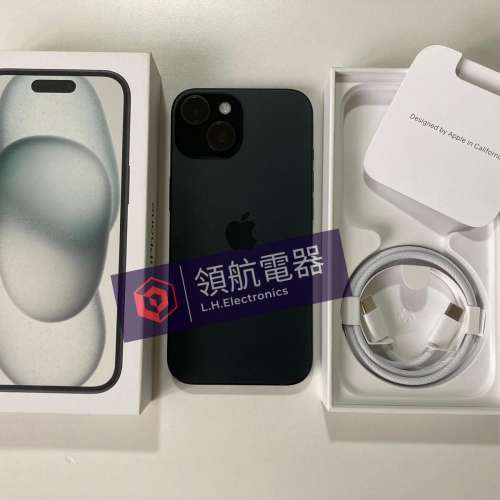 港行全新未激活 iPhone 15 512gb 一年蘋果保養 黑色 black what app 6497 6645