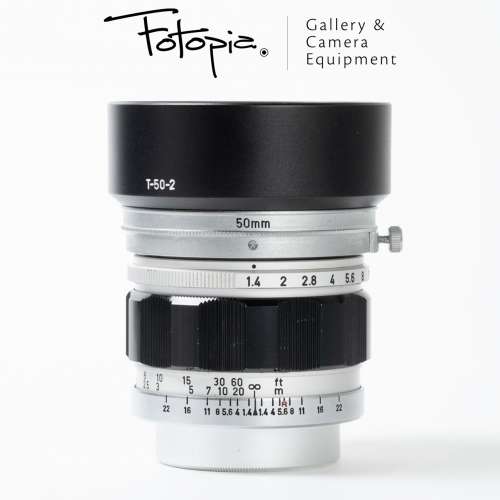 || Canon 50mm F1.4 LTM with lens hood (screw mount lens) ||