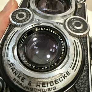 Rolleiflex 3.5B Schneider-Kreuznach Xenar 75mm