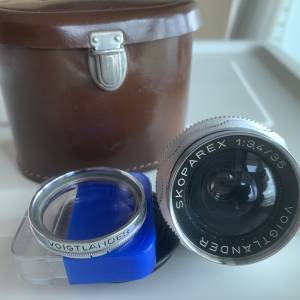 Voigtlander Skoparex 35mm f/3.4 lens DKL mount
