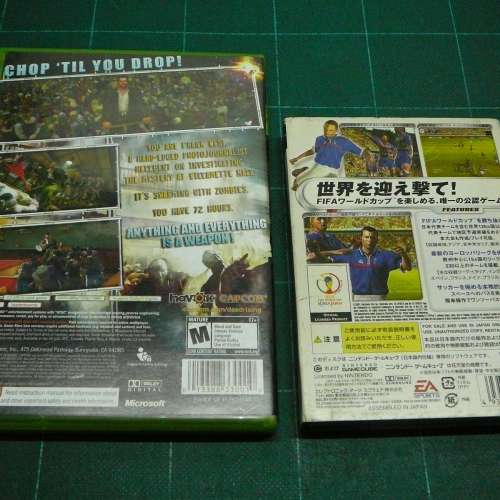 XBOX 360 DEADRISING + GAMECUBE FIFA 2002   2隻