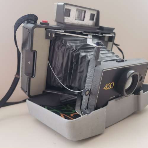 古董 Polaroid 420 Instant Film Land Camera 寶麗萊420即影即有相機