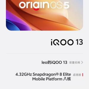 Iqoo 13 16+512綠色