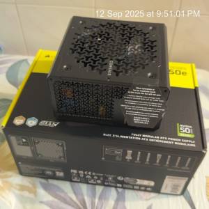 (Bought from 8/9/25) Corsair RM850e Fully Modular ATX 3.1 PSU 80 PLUS Gold cert