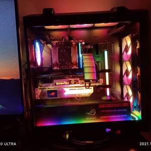 Intel® Xeon® 致強E5 RGB電競電腦主機，16G 記憶體* 512G SSD固態硬盤，RGB 氛圍...