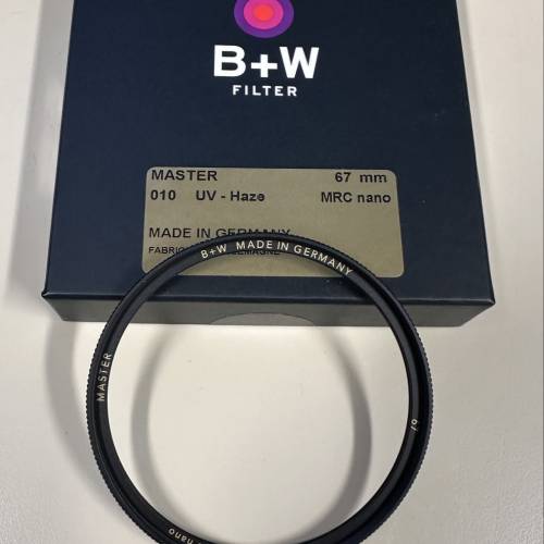 [FS]-95% New Used B+W Master MRC nano UV-Haze 67mm Filter