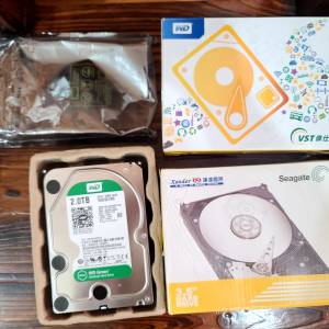 全走2隻2TB HDD共4TB，有原盒