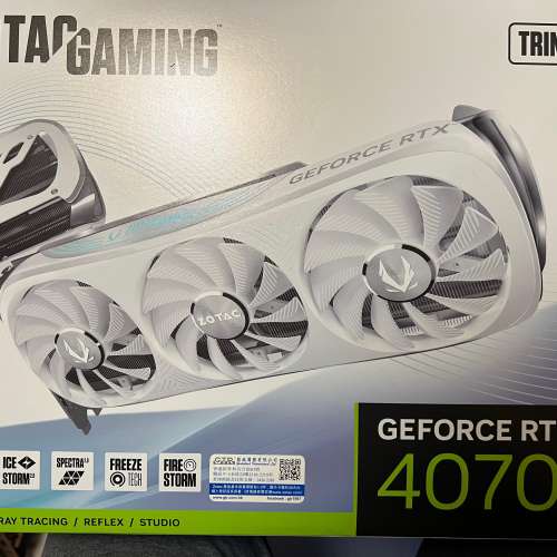 ZOTAC RTX 4070 Ti Trinity OC White Edition