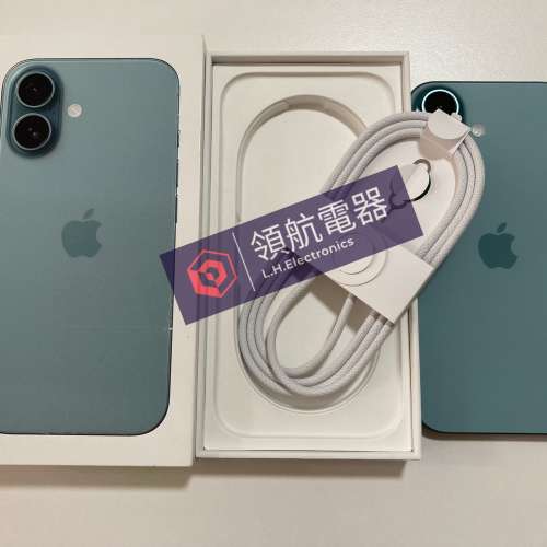 全新 iPhone 16 256gb eSim+實體sim 全原裝 Teal 日/歐/英/澳版 一年Apple保養 wha...