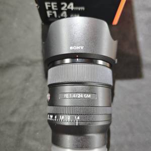sony 24/1.4 GM FE 索尼 24mm 24 99%new 有盒冇單冇證有罩 鏡片完美 功能全正常 99...