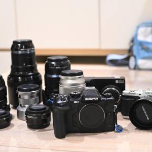 M43 Olympus OM-1連直倒HLD10 全套