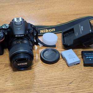 Nikon D5500 連原廠 18-55mm 鏡頭 85成新