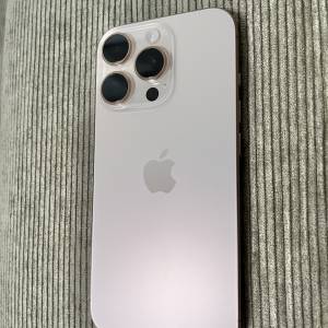 iphone 16 pro 1TB 金色 極新 有保養 無花 無崩 行貨 沙漠色鈦金屬 沙漠金 9成9新 ...