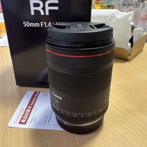 全新 Canon RF 50mm 1.4L VCM 保用至27年9月 R5 R6
