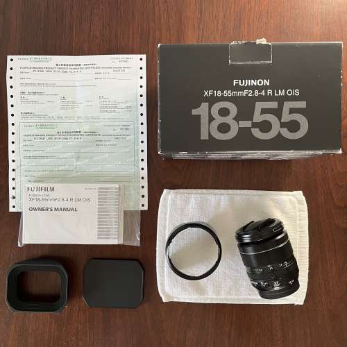 鬼罕 RARE 絕版 香港行貨 FULL SET 日本制 FUJIFILM FUJINON XF 18-55mm F2.8-4 R ...