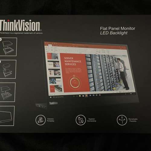 Lenovo ThinkVision M14 Monitor / 聯想 14 英寸便攜顯示器