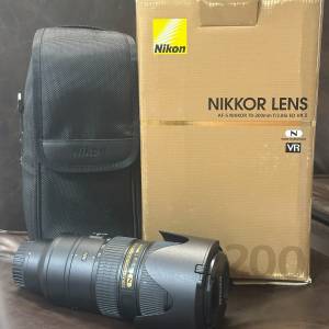 Nikon AF-S NIKKOR 70-200mm F2.8G ED VR II