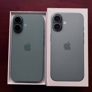 iPhone 16 128GB 湖水綠色 香港行貨