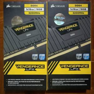 Corsair Vengeance LPX 32GB C16(2X16GB)DDR4 DRAM 3200MHz