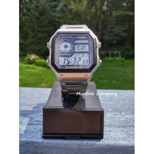 Montres Company香港註冊公司(26年老店) 卡西歐 CASIO 世界地圖 十年電池壽命 100米...