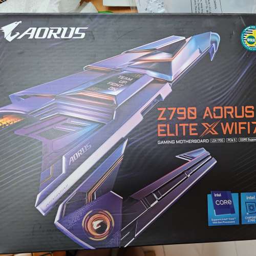 Gigabyte Z790 AORUS ELITE X WIFI7 DDR5 LGA 1700 ATX 主機版