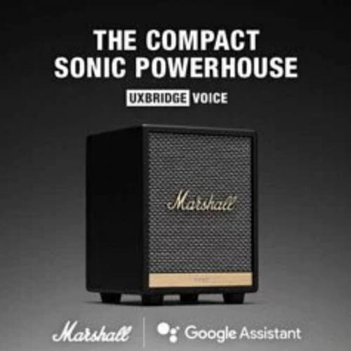95% 新 Marshall Uxbridge Black Google speaker