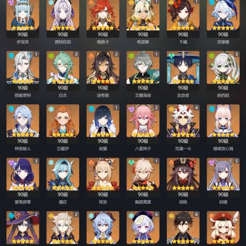 原神LV60 百多金多專武