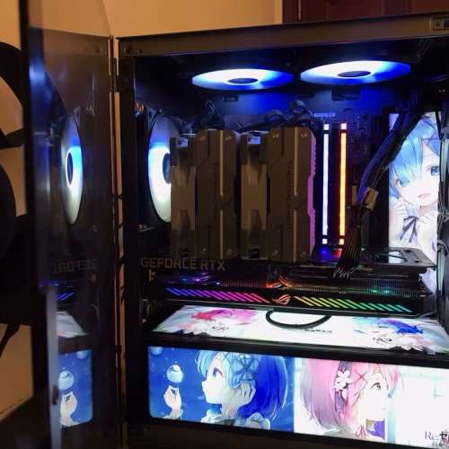 Core™ i7 第10 代 水冷電競遊戲/剪片電腦主機，頂配512G SSD（高速固態） ，16G 記...