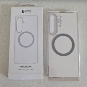 Samsung Galaxy S25 Ultra Clear Magnet Case 透明磁吸保護殼 原裝正版行貨 90% 新