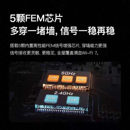 全新 Tenda BE5100 WiFi 7 Router with 2.5Gbps Wan/Lan