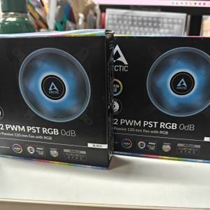 ARCTIC P12 PWM PST RGB 0dB  Fan - BLACK