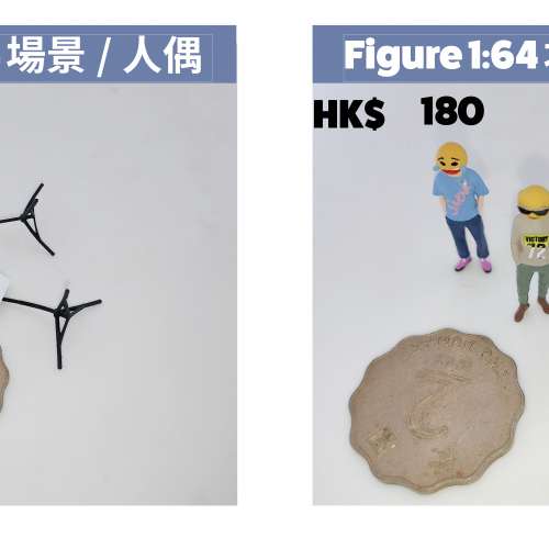 適用於 Hot Wheels、Tomica、Greenlight 等主流1:64車模品牌，輕鬆搭配車輛與場景。